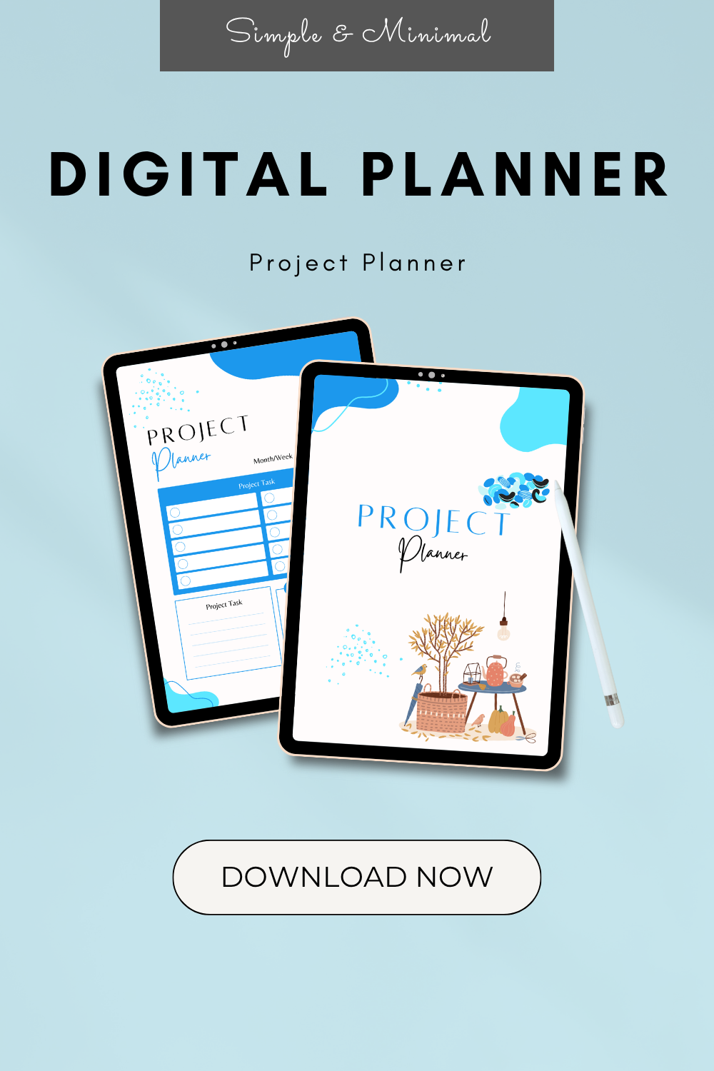 Project Daily Planner A4 Portrait
