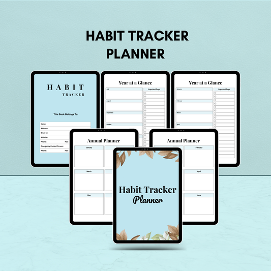 Habit Tracker Planner