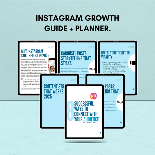 Instagram Growth Guide + Planner 2025