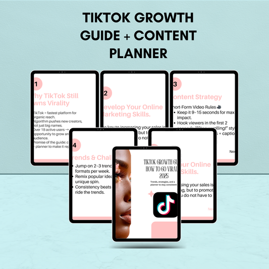TikTok Growth Guide + Content Planner